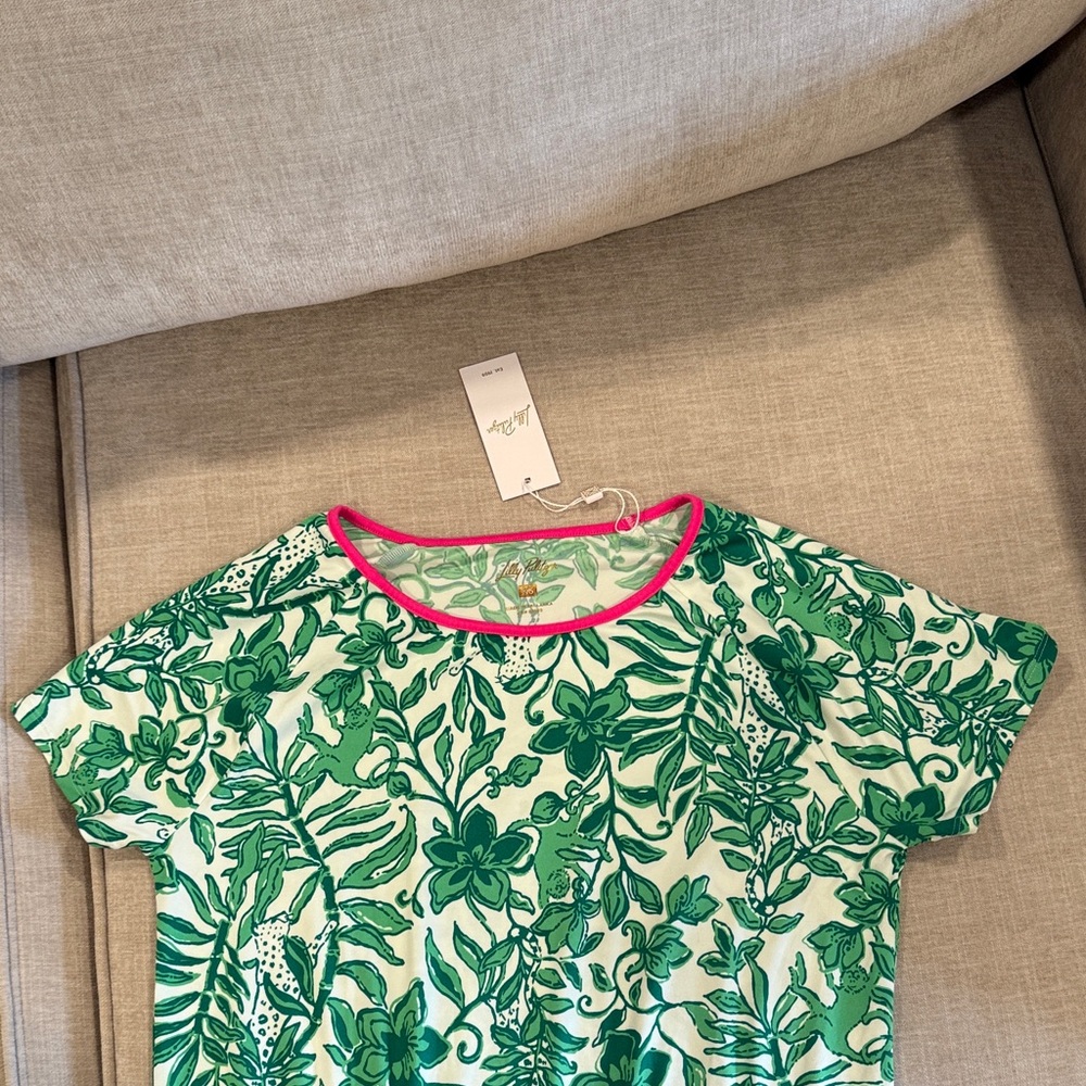 NWT- Lilly Pulitzer Green Floral Nightgown🩷 - Picture 6 of 8